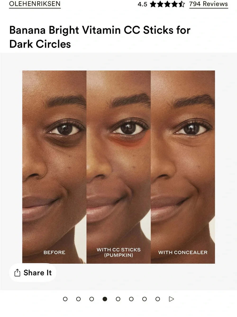 Ole Henriksen Banana Bright Vitamin CC Stick - pumpkin